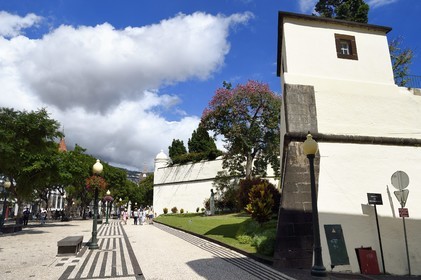 Portugal, Madeira Island, Funchal, the Fortaleza and Palacio de Sao Lourenço, historic 15th century fortress, official residence of the Prime Minister and military museum
