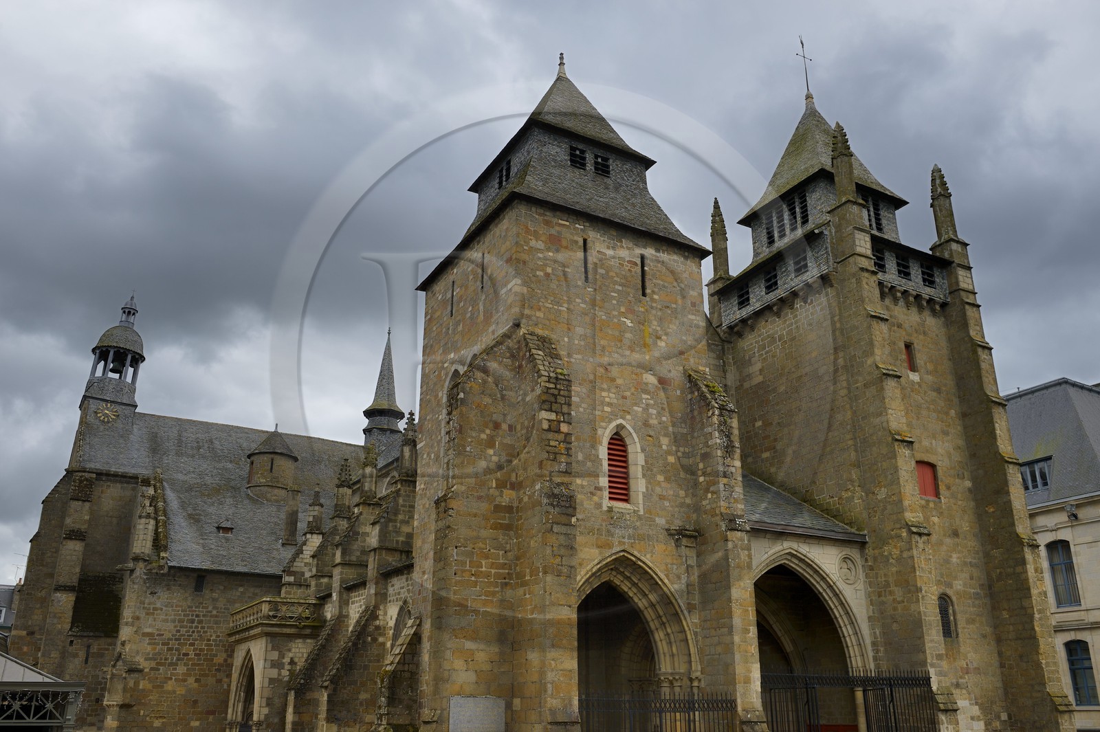 France, Côtes-d'Armor (22), Saint-Brieuc, la cathédrale Saint-Etienne