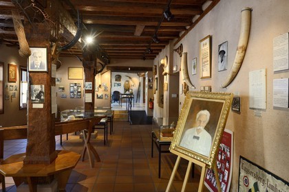 France, Haut Rhin, Kaysersberg, native house and museum of Doctor Albert Schweitzer