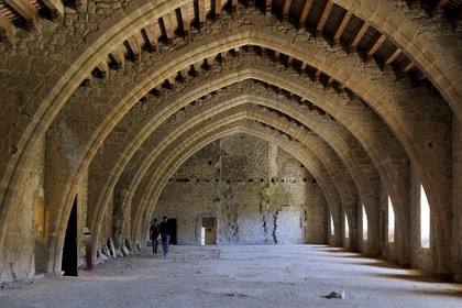 France, Aude, Lagrasse village, labelled Les Plus Beaux Villages de France (The Most Beautiful Villages of France), former dormitory of Sainte Marie de Lagrasse Abbey