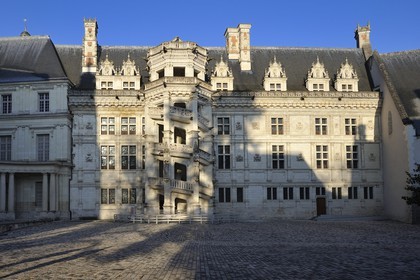 France, Loir et Cher, Loire Valley listed as World Heritage by UNESCO, Chateau de Blois, Francois I Wing