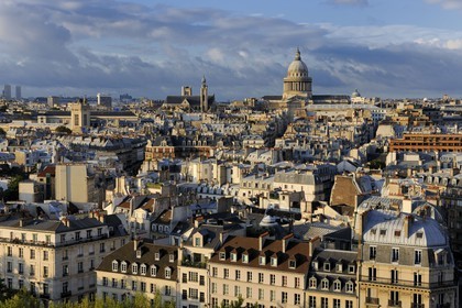 France, Paris (75), vue sur le 5ème arrondissement et le Panthéon