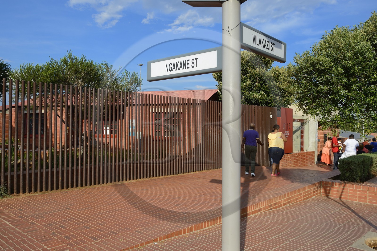 Afrique du Sud, province de Gauteng, Johannesburg, Soweto, le quartier d'Orlando dans le township, le musée Nelson Mandela (Mandela House) est l'ancien premier domicile familial historique de Nelson Mandela où il vécut entre 1946 et 1962