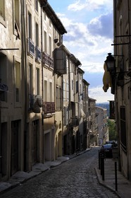 France, Herault, Beziers, the rue Canterelles on the path of the former Via Domitia