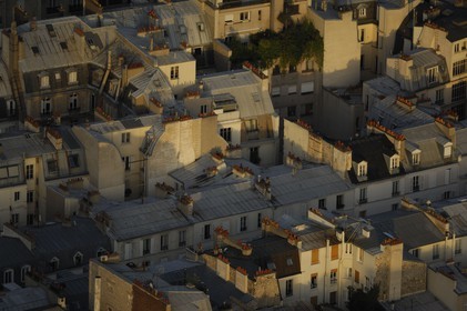 France, Paris (75), 7eme arrondissement, toits de la ville