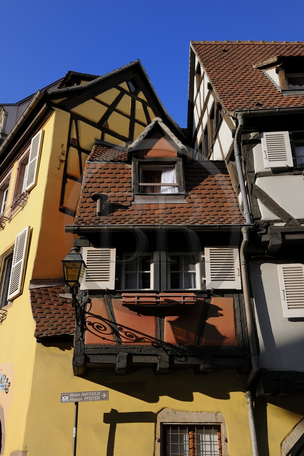 France, Haut-Rhin (68), Colmar, maison dite la petite mouche ou le petit moustique (12m2) rue des Marchands
