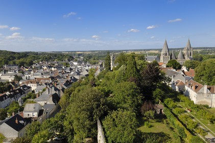France, Indre et Loire, Loches, the Saint Ours abbey