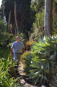 France, Alpes-Maritimes (06), Menton, Jardin Serre de la Madone, Franck Roturier directeur du service Parcs & Jardins