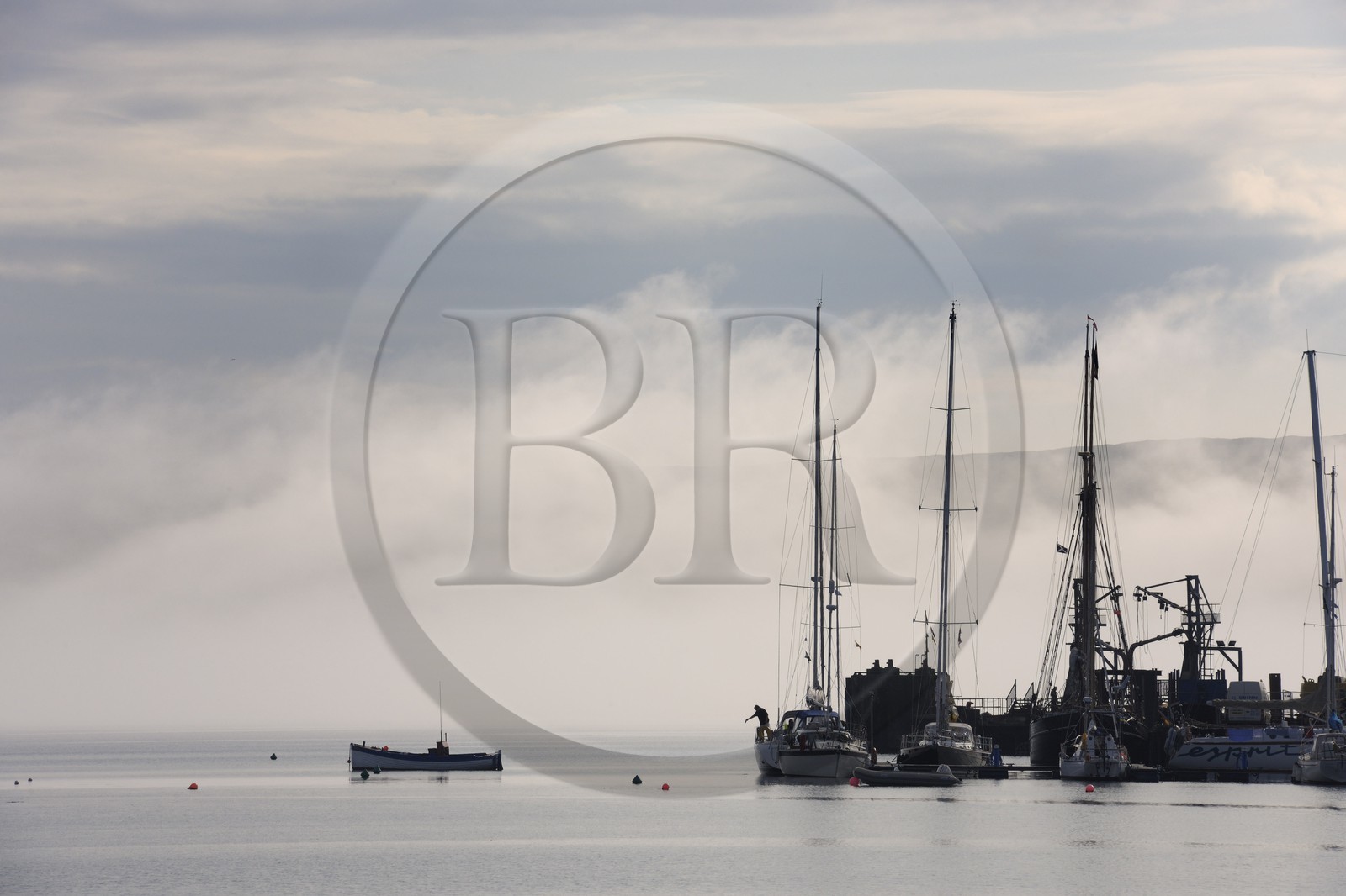 Royaume-Uni, Ecosse, Hébrides intérieures, Ile de Islay, port de Port Ellen