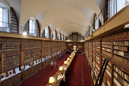 France, Corse-du-Sud (2A), Ajaccio, la bibliothèque Fesch dans le palais Fesch