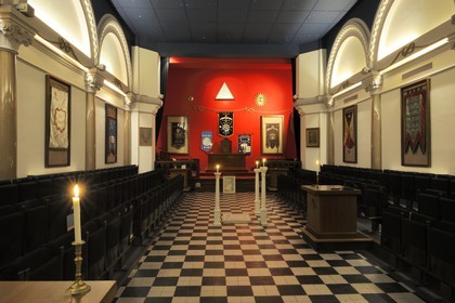France, Paris (75), Grande Loge de France (GLDF), temple maçonnique