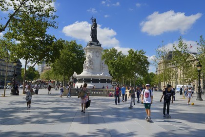 France, Paris (75), place de la République