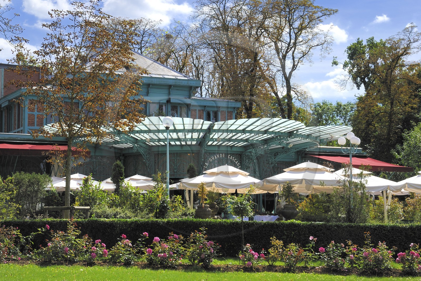 France, Paris, Bois de Boulogne, restaurant the Grande Cascade