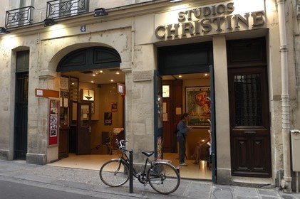 France, Paris (75), le cinema d'art et d'essais Studio Christine