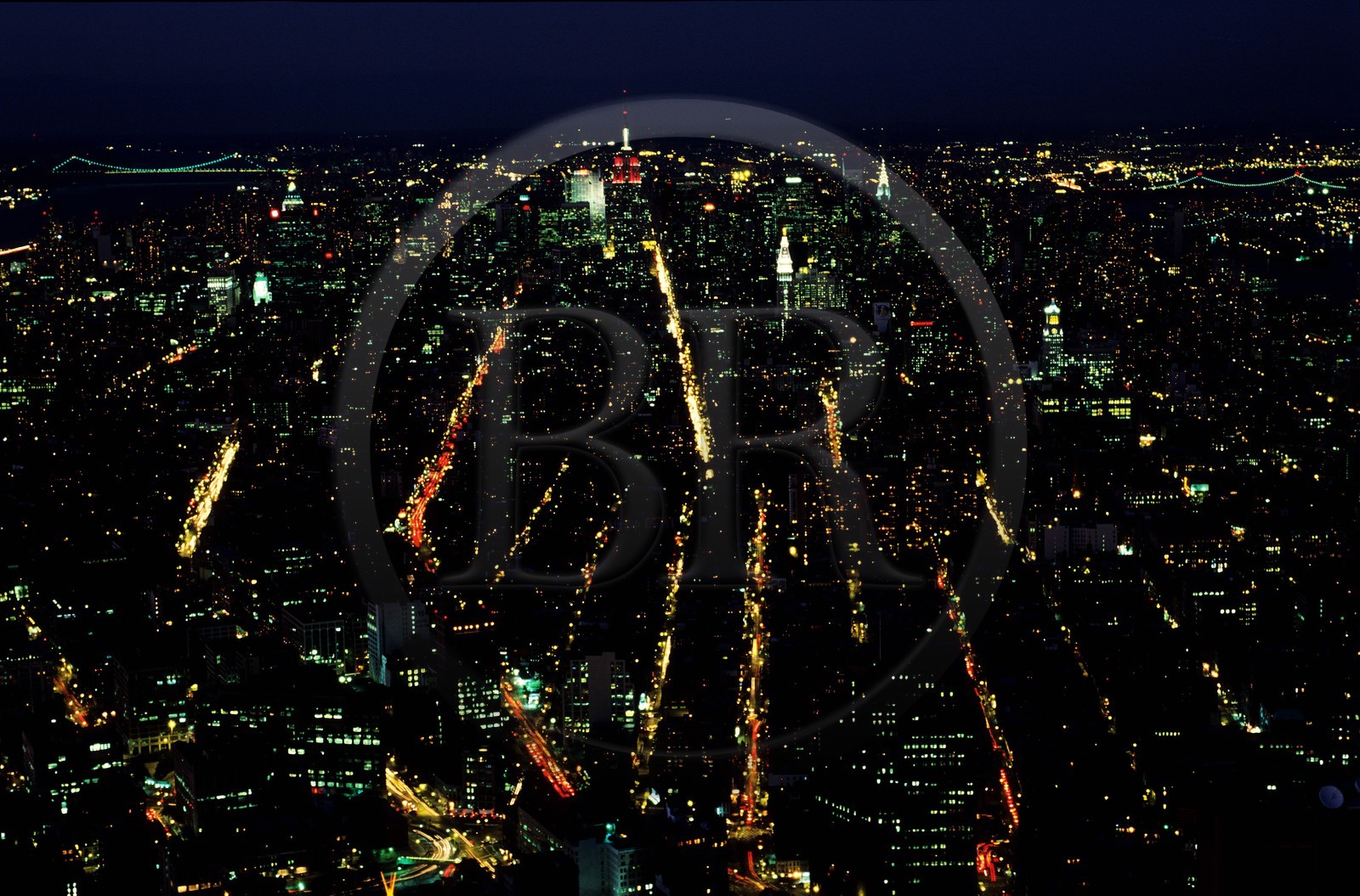 états-Unis, New York, Manhattan, entre l' Hudson et l' East River depuis Lower Manhattan