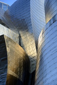 Espagne, Biscaye, Pays Basque espagnol, Bilbao, le musée Guggenheim  de l'architecte Frank Gehry