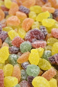 France, Alpes-Maritimes (06), Pont du Loup à Tourrettes-sur-Loup, Confiserie Florian, gels de fruits