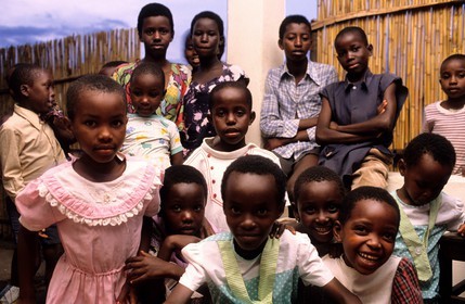 Burundi, the children during a marriage