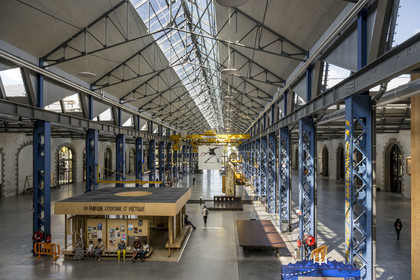France, Finistère, Brest, the Capucins eco-district, the Ateliers, former mechanical workshops of the Arsenal