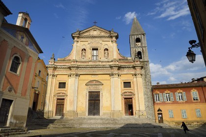 France, Alpes-Maritimes, Bevera Valley, Sospel, place Saint Michel, St. Michael Cathedral