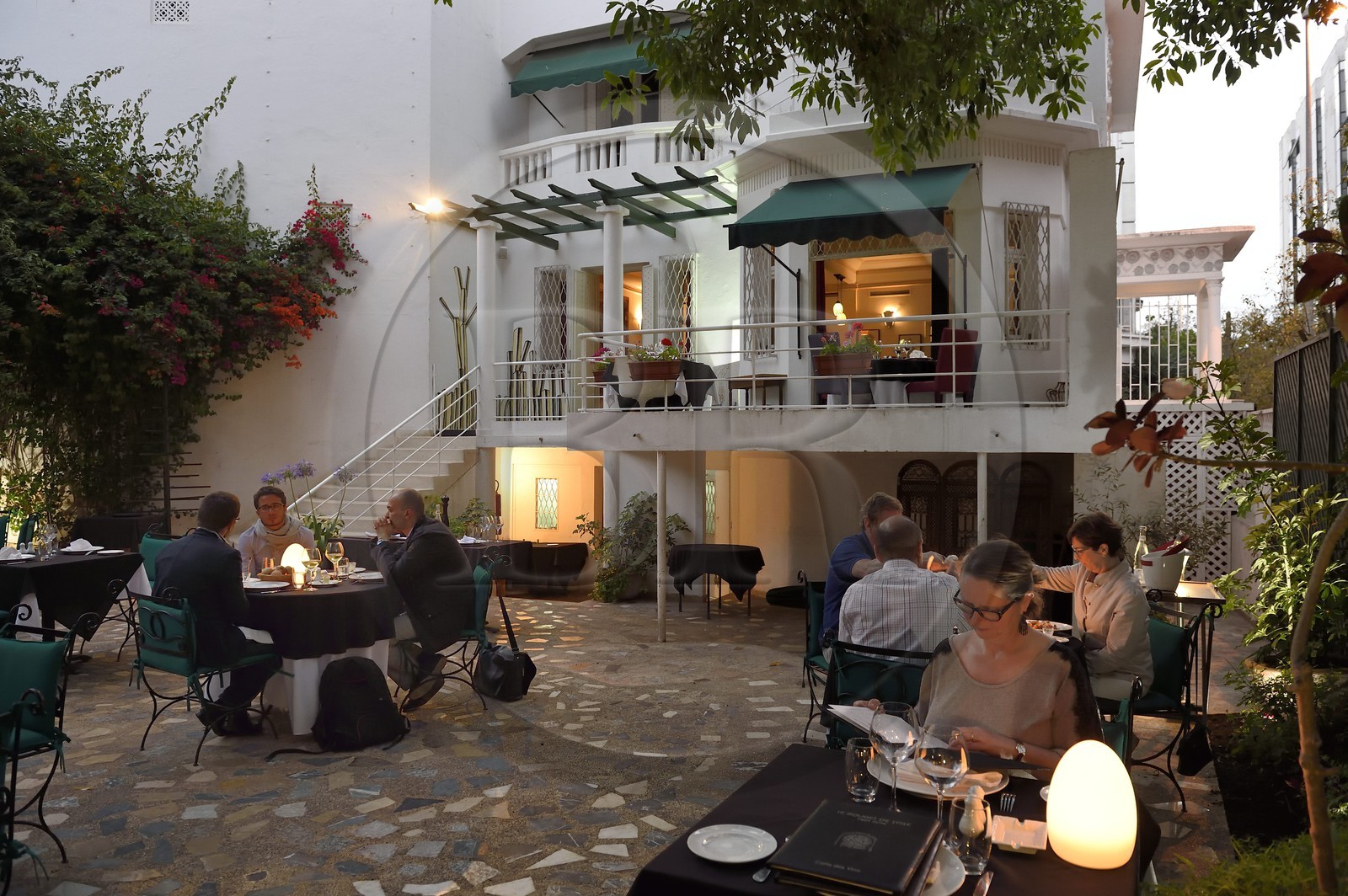 Maroc, Casablanca, restaurant le Rouget de l’Isle