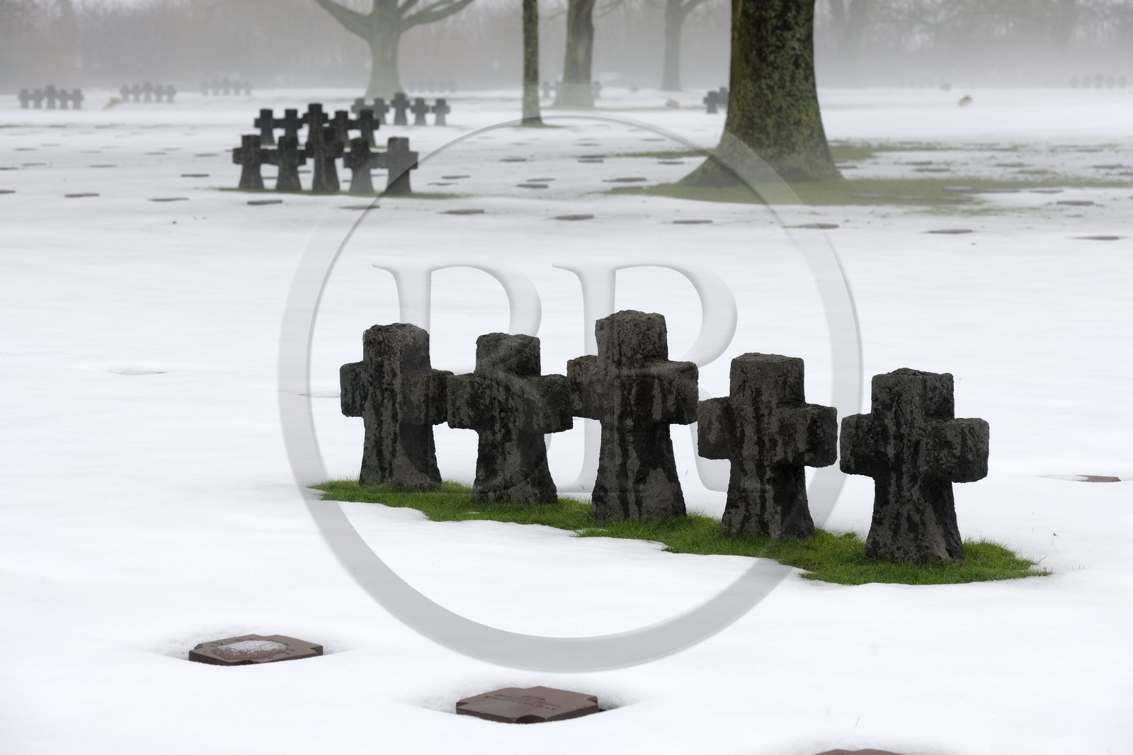 France, Calvados, La Cambe, German military cemetery of the second world war