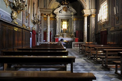 Italy, Tuscany, Elba Island, Portoferraio, Church of Mercy (Misericordia Reverenda) in Via Napoleone, Madame Mere came there to pray as well as Napoleon