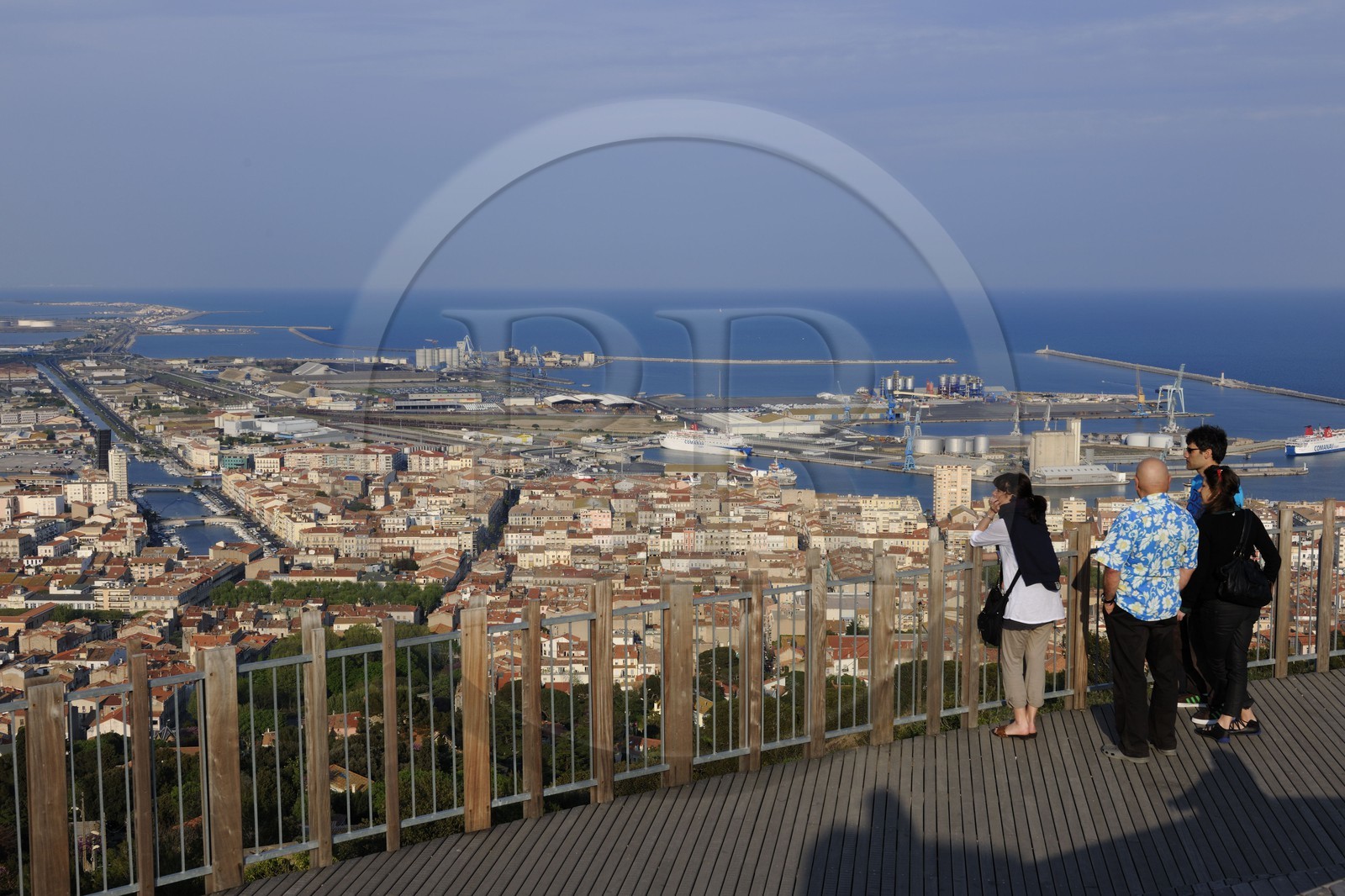 France, Hérault (34), Sète, point de vue de Notre Dame de la Salette