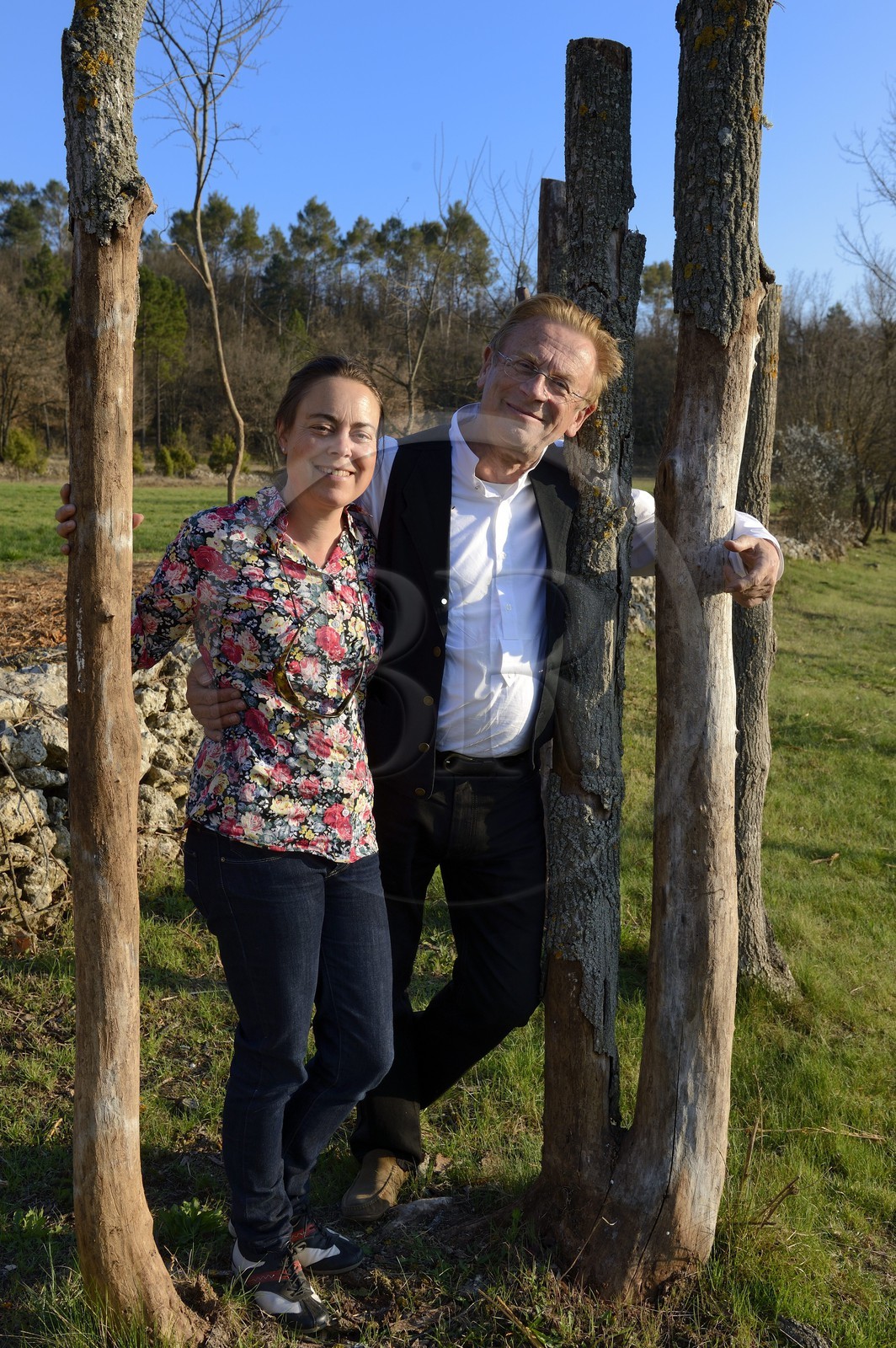 France, Var (83), Provence Verte, Bras, vers Saint-Maximin-la-Sainte-Baume, la maison d'hôtes Le Peyrourier, une campagne en Provence