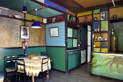 France, Alpes Maritimes, Roquebrune Cap Martin, former restaurant and bar the Etoile de Mer of Thomas Rebutato