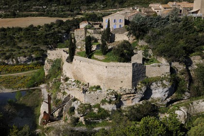 France, Herault, Pays Cathare, Minerve village, labelled Les Plus Beaux Villages de France (The Most Beautiful Villages of France) ..