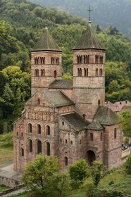 France, Haut Rhin, Murbach, the abbey church
