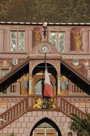 France, Haut-Rhin (68), Mulhouse, place de la Reunion, l'Hôtel de Ville et musée historique