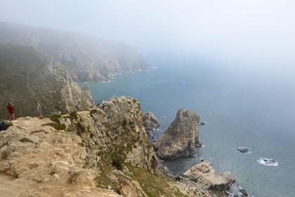 Portugal, région de Lisbonne, parc naturel de Sintra-Cascais, Cabo da Roca, point le plus occidental d'Europe