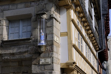 France, Finistère (29), Quimper, maisons médiévale rue Kéréon