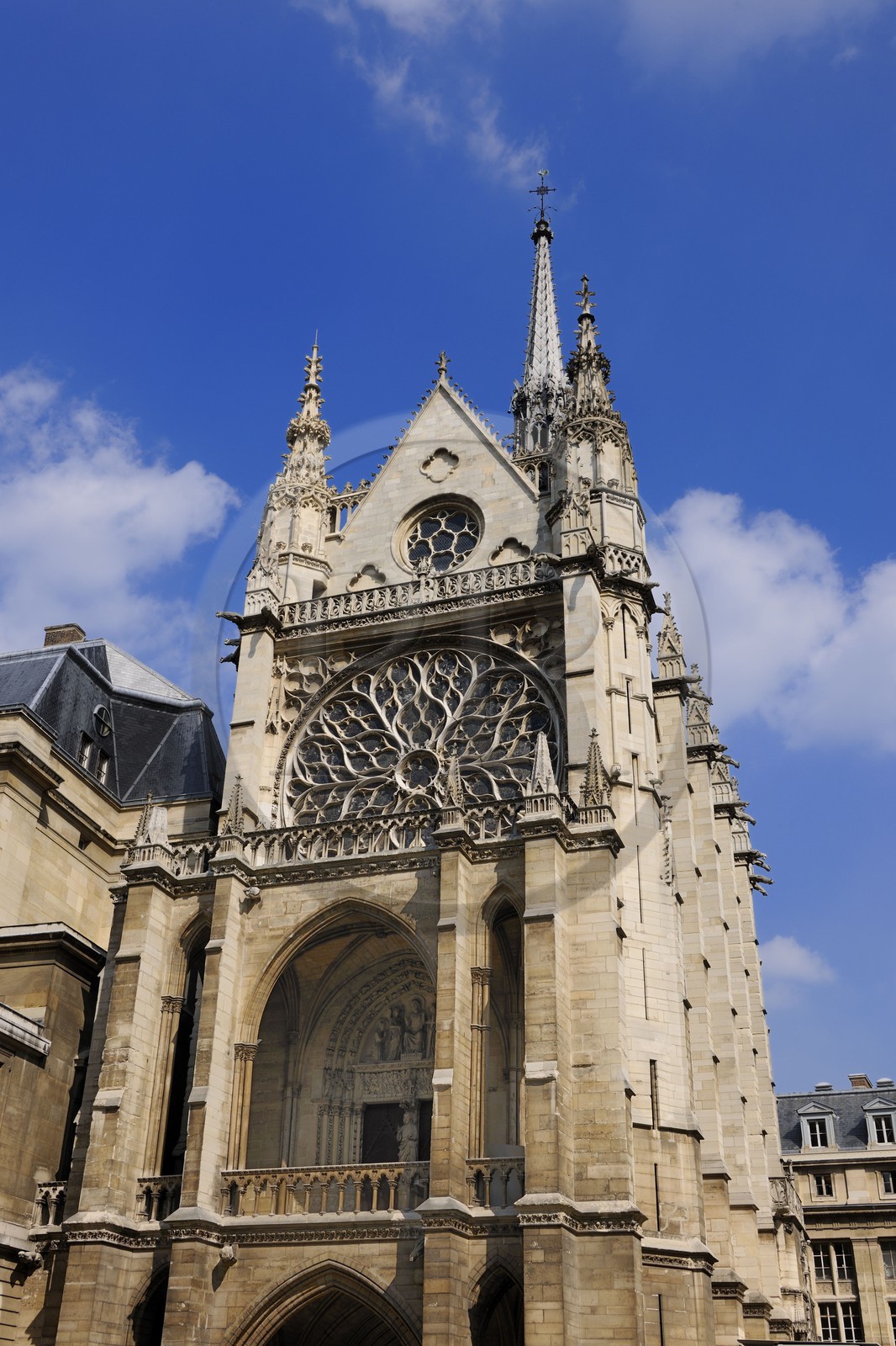 France, Paris (75), ile de la Cité, la Sainte Chapelle