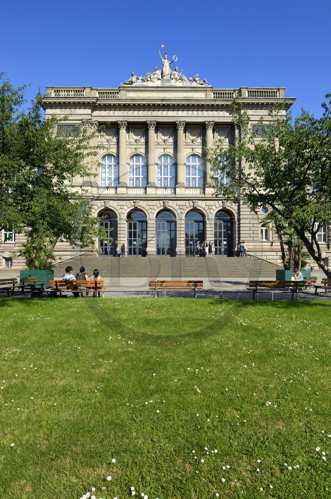 France, Bas Rhin, Strasbourg, Neustadt district dating from the german period, the University Palace (1884)