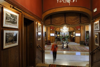 France, Calvados (14), Pays d'Auge, Deauville, l'Hôtel Normandy (groupe Barrière)