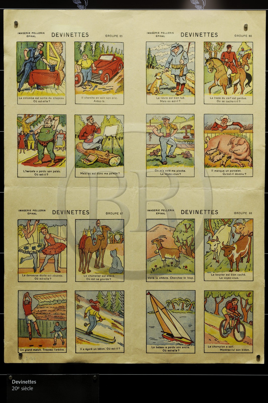 France, Vosges (88), Epinal, Cité de l’Image quai de Dogneville, le musée de l’Image, images d'Epinal