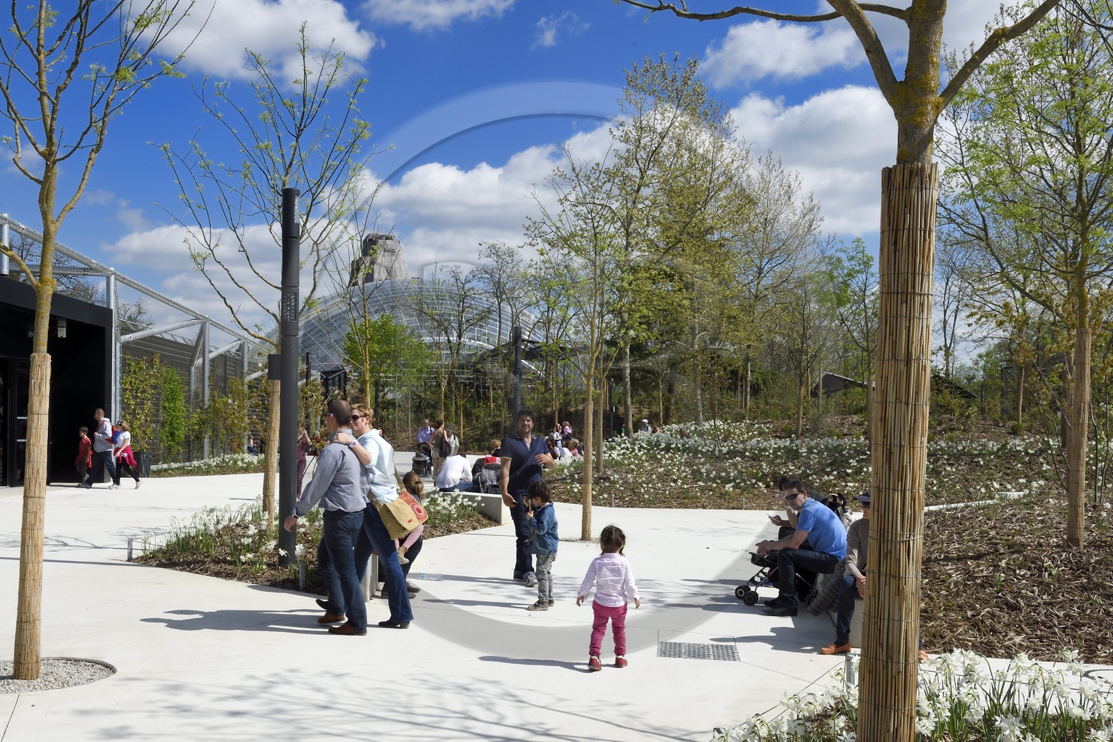 France, Paris (75), Le Parc zoologique de Paris (Zoo de Vincennes), l'entrée principale