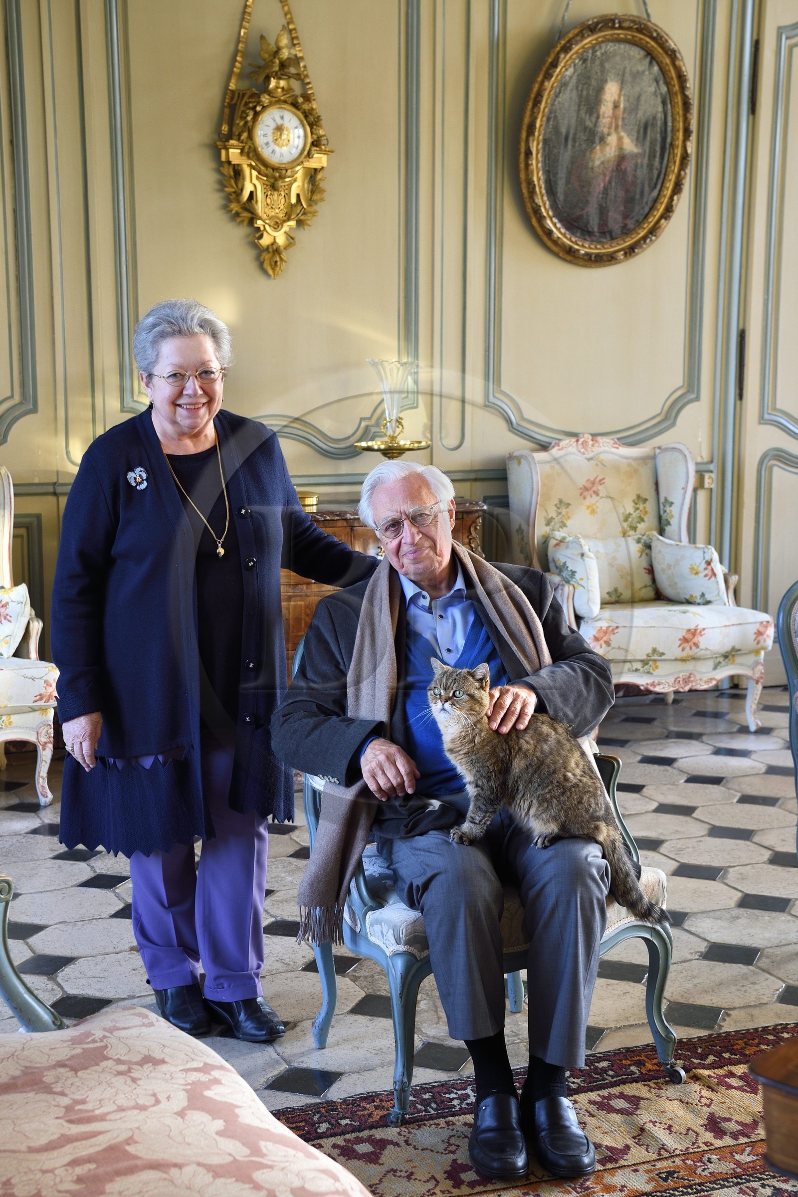France, Seine-Maritime (76), Pays de Caux, Ermenouville, chateau de Mesnil-Geoffroy propriété de la princesse et du prince Kayali
