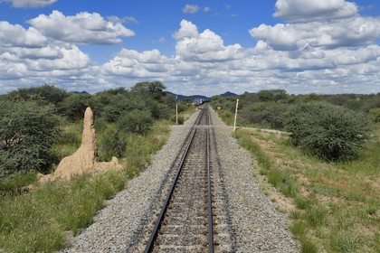 Namibia, Otjozondjupa region, railway line used by the Shongololo Express