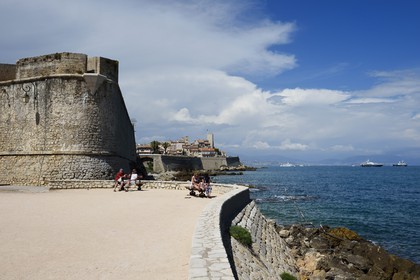 France, Alpes-Maritimes (06), Antibes, le bastion et la vieille ville