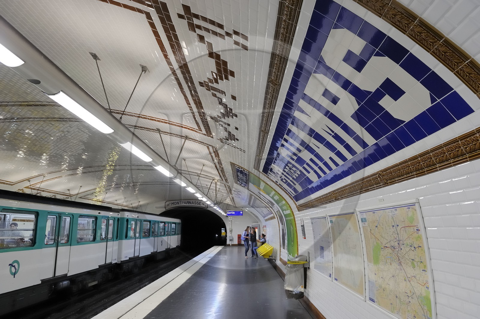 France, Paris (75), station de metro Notre-Dame des Champs