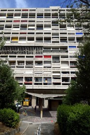 France, Bouches-du-Rhône (13), Marseille, oeuvre architecturale de Le Corbusier, classée Patrimoine Mondial de l'UNESCO, la Cité Radieuse par l'architecte Le Corbusier