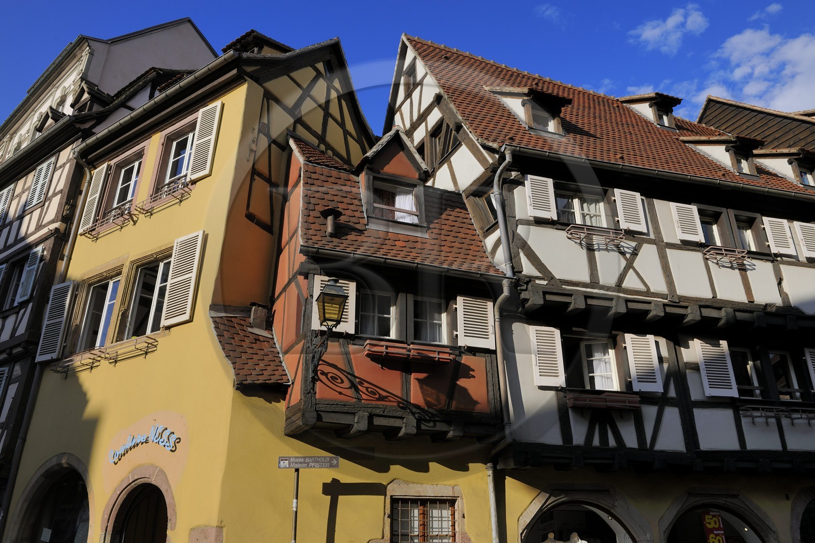 France, Haut-Rhin (68), Colmar, maison dite la petite mouche ou le petit moustique (12m2) rue des Marchands