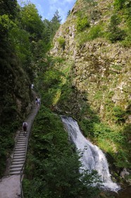 Germany, Black Forest, Schwarzwald, Baden-Württemberg, waterfalls of Allerheiligen convent (All Saints)