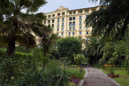 France, Alpes-Maritimes, Menton, the former Imperial (1913) palace turned into private apartments