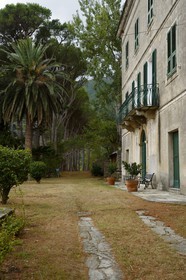 France, Haute Corse, Cap Corse, Sisco, the Casanova house (Palazzi or House of American) still belongs to the Santoni family whose ancestor made his fortune in Santo Domingo with sugarcane