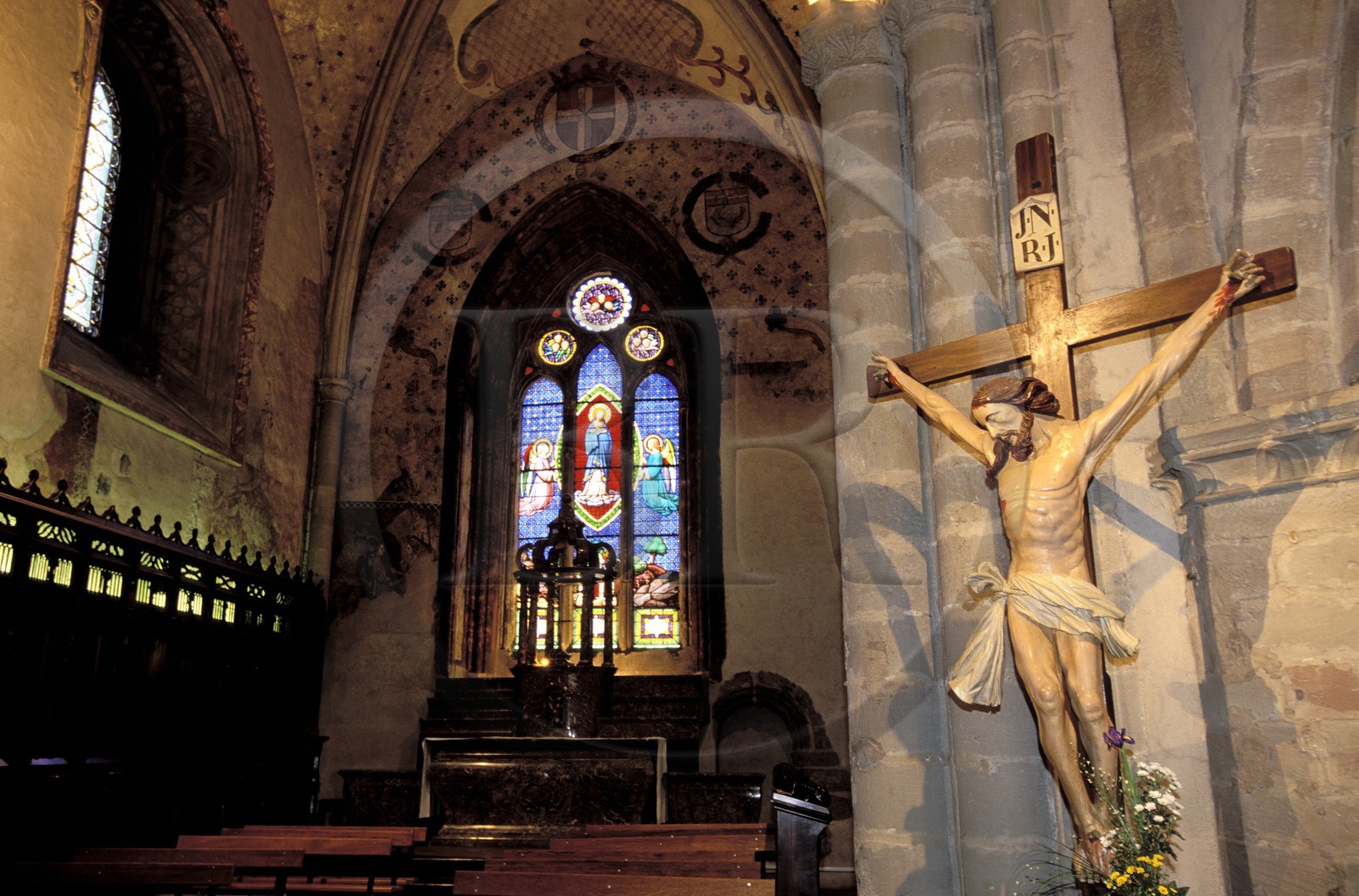 France, Haute-Savoie (74), Evian-les-Bains, l' église Notre-Dame France, Haute-Savoie (74), Evian-les-Bains, l' église Notre-Dame